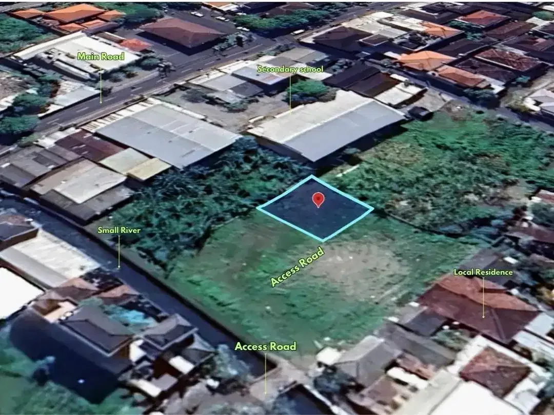 215 sqm Prime Leasehold Land Near Bajra Sandi Monument – Renon, Denpasar - Image 2 of 8