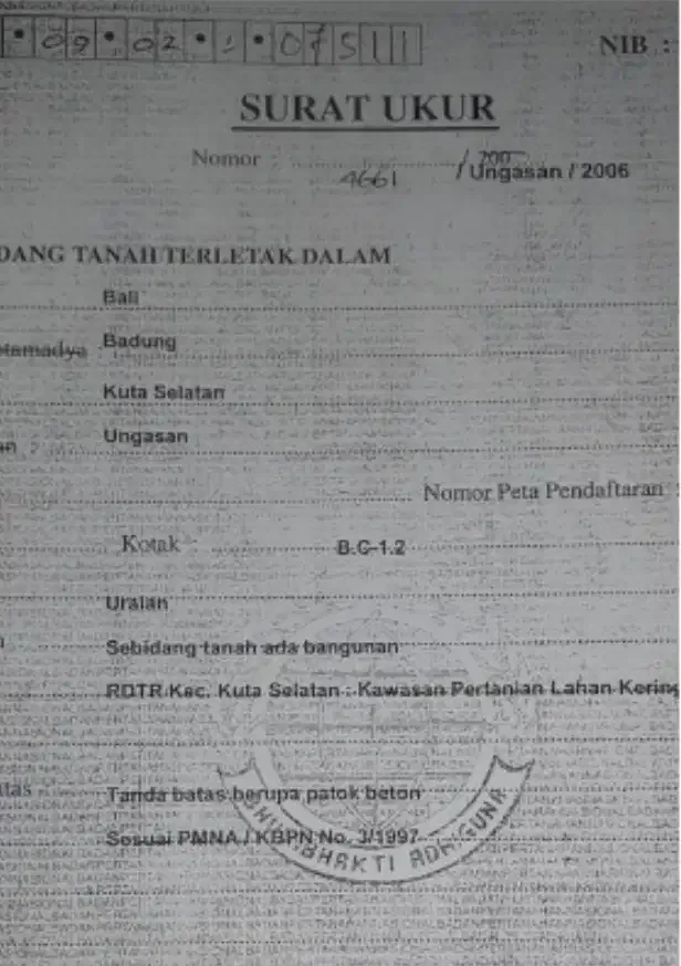 Land for rent next to Villa Prasana Ungasan - Image 7 of 10