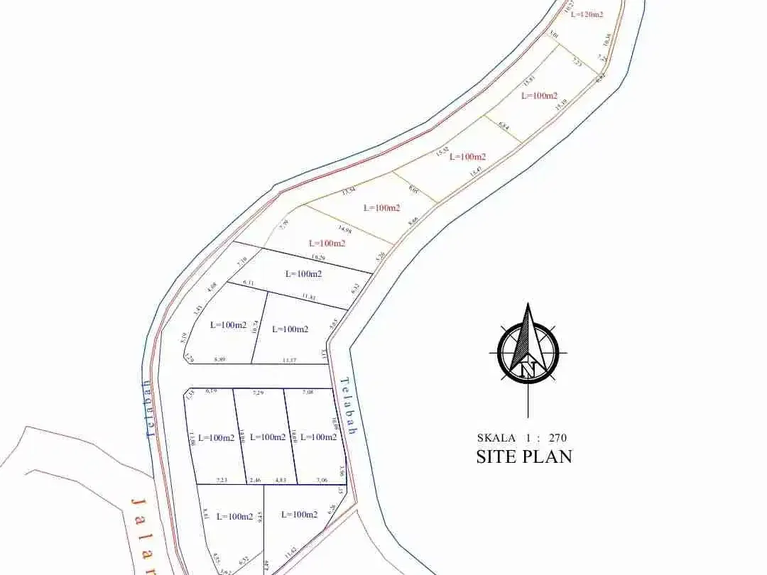Tanah Kavling Zona Kuning 100 m² di Tibubeneng, 750 Juta/Are - Image 4 of 4