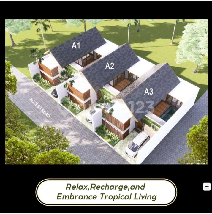 For Sale Villa Ready Dekat Gwk Poltek Udayana Puri Gading Jimbaran Bali - Image 2 of 4