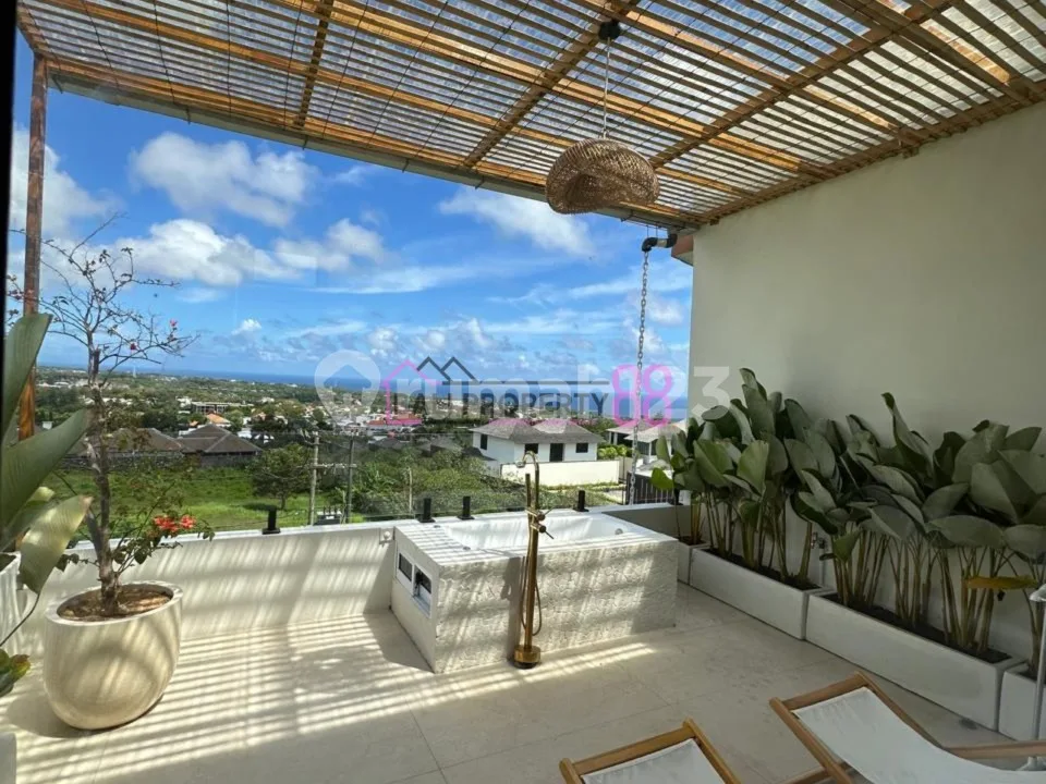 Dijual Villa Rooftop View Laut | 4 KT Ungasan LT 200 M2 - Image 1 of 4