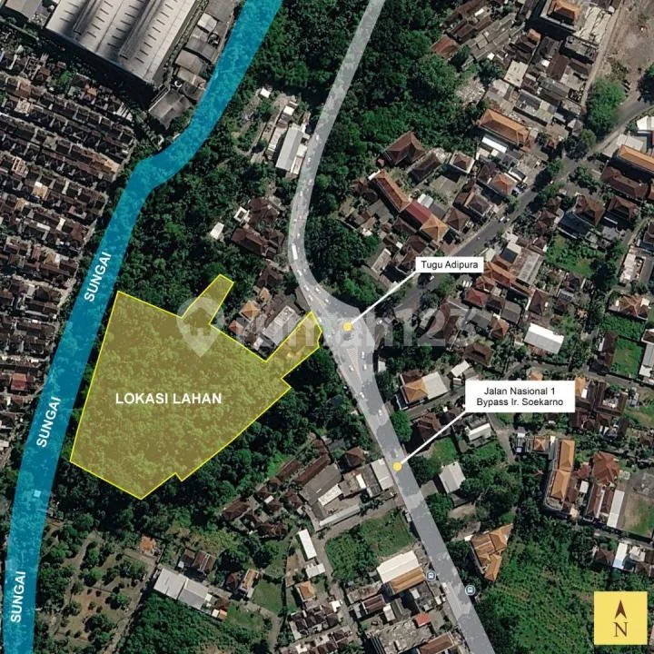 Dijual Tanah Jalan Utama Bypass Soekarno Hatta Tabanan - Image 4 of 4