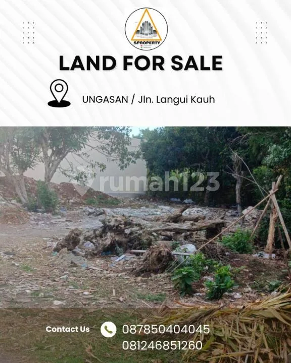 Tanah Dijual Kawasan Villa Komersil di Ungasan / Jln. Langui Kauh - Image 1 of 4