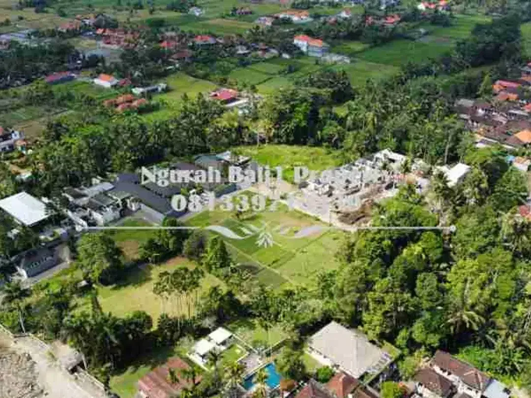Tanah Premium Disewakan Luas 5664 m2 View Sawah Kawasan Villa di Sayan Ubud - Image 5 of 7