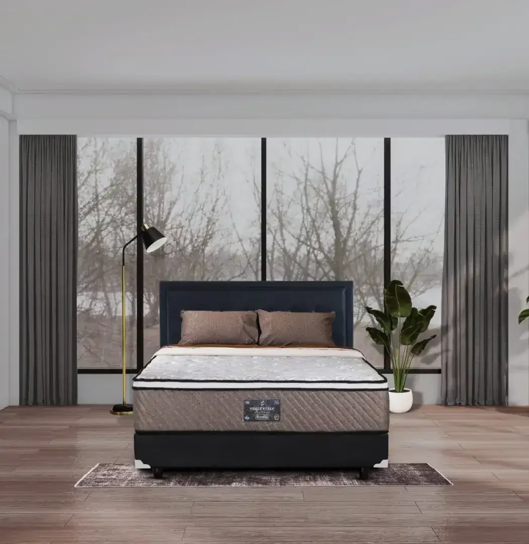 Serenity supreme pocket spring mattras only - Image 1 of 2