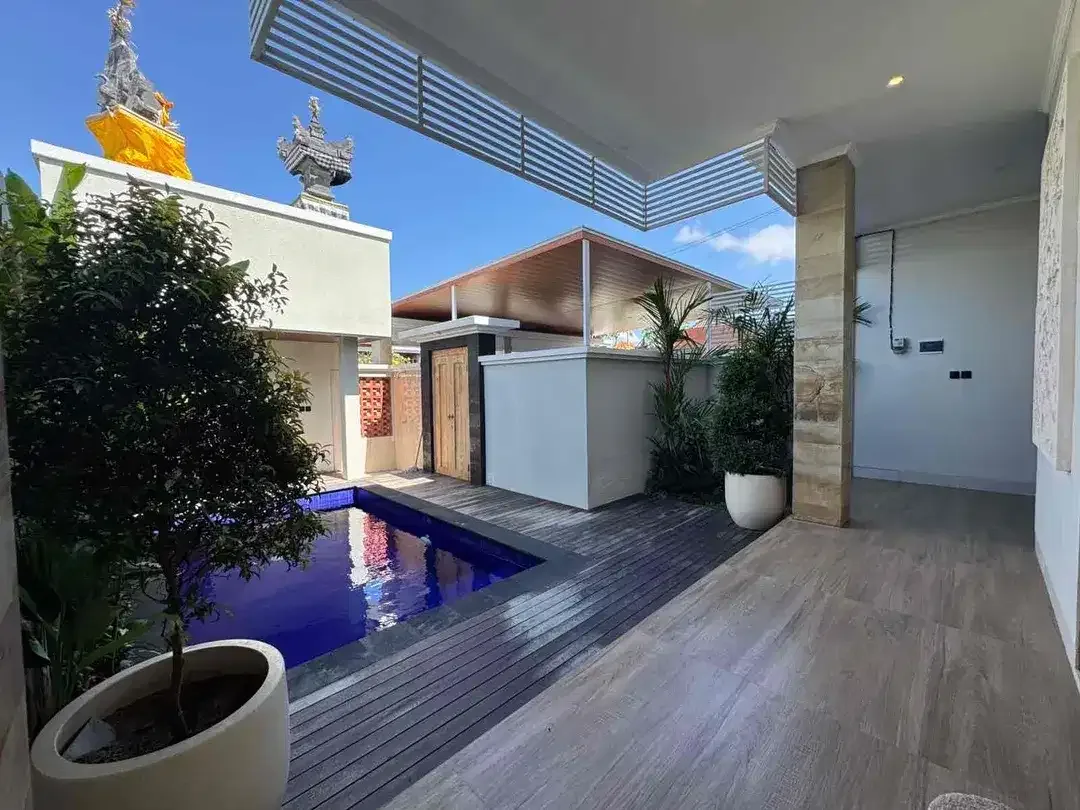 Disewakan Brand New Villa View Sawah Di Jalan Tukad Bilok Sanur - Image 1 of 10
