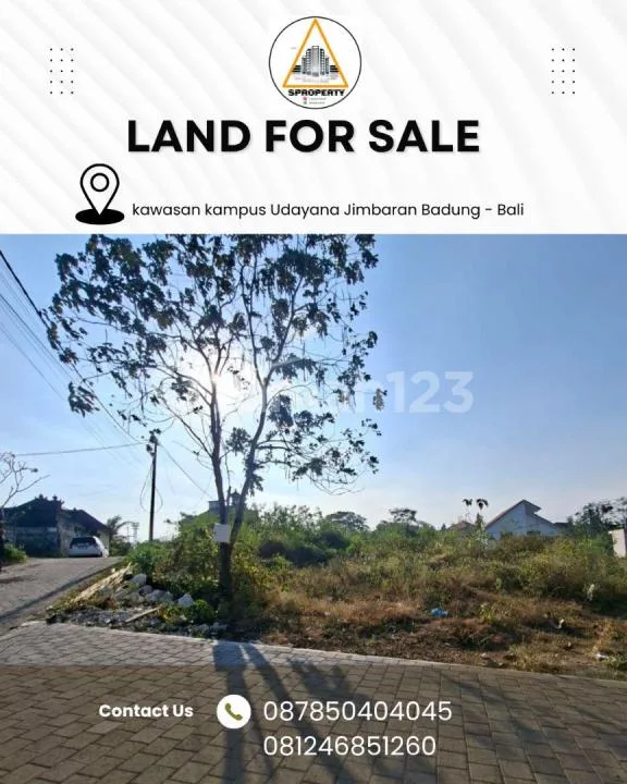 Dijual Tanah Murah Kawasan Kampus Udayana Jimbaran Badung - Bali - Image 1 of 4