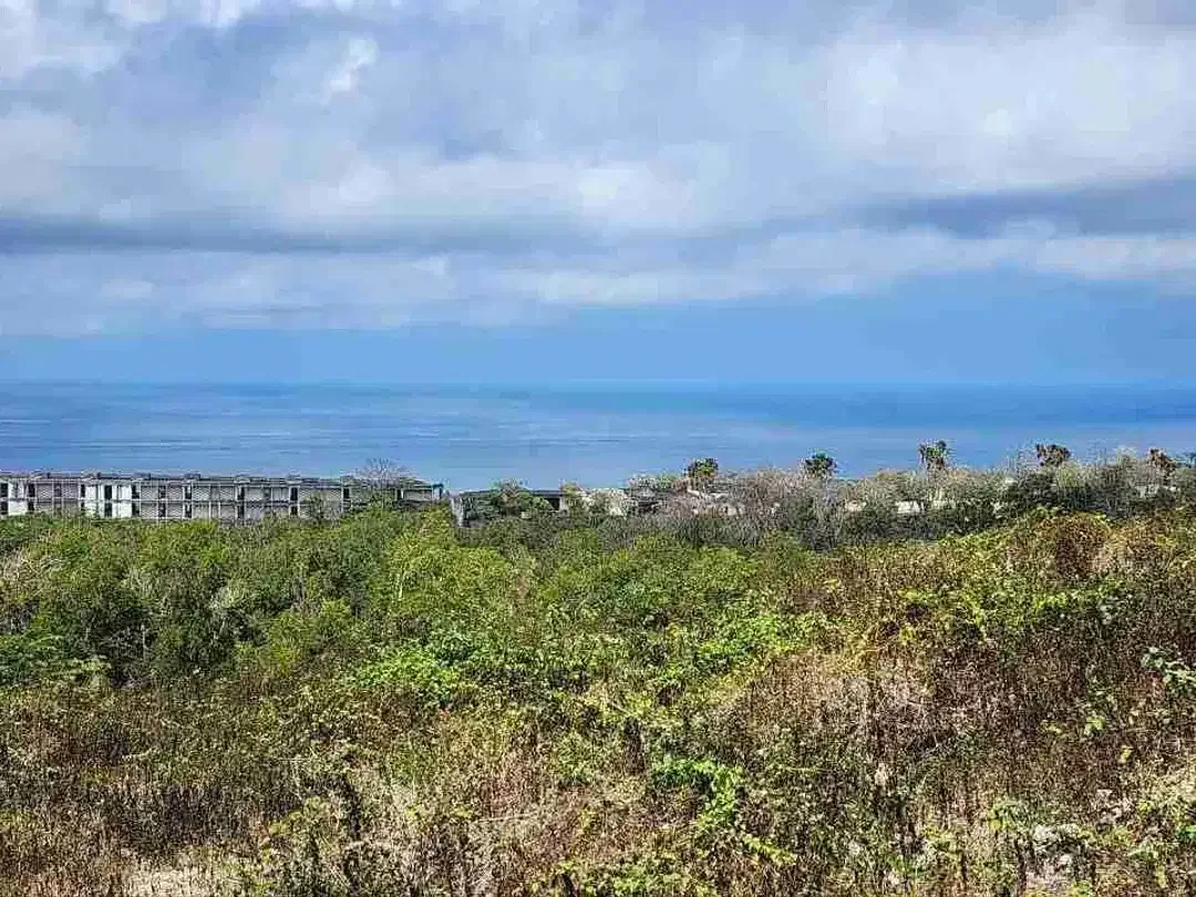 Tanah Kavling Unblock Ocean View, One Gate System di Pecatu, Badung dekat Pantai dan Beach Club, Sangat Cocok Dibangun Villa atau Guest house - Image 1 of 10