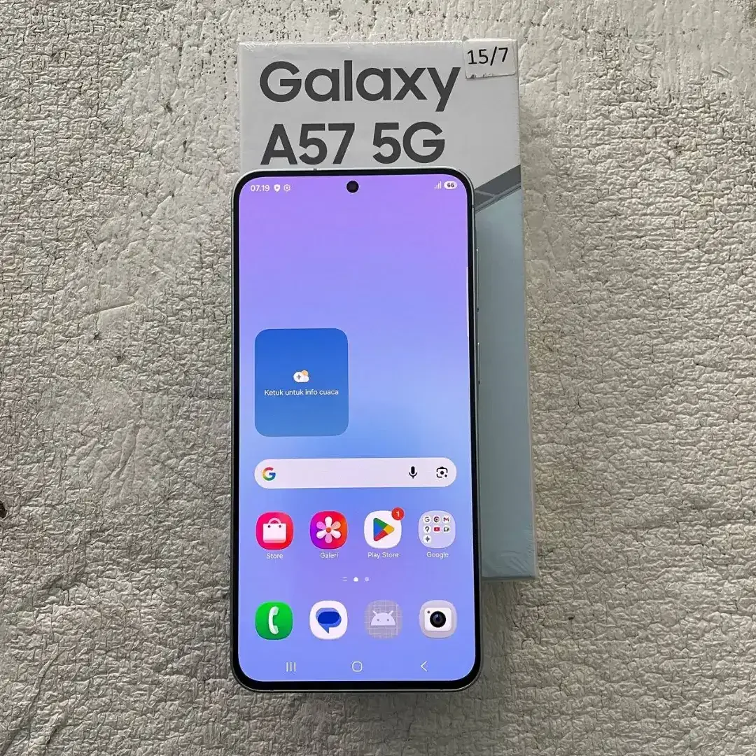 Samsung Galaxy A57 5G Warna Awesome Iceblue 8/256GB - Image 1 of 4