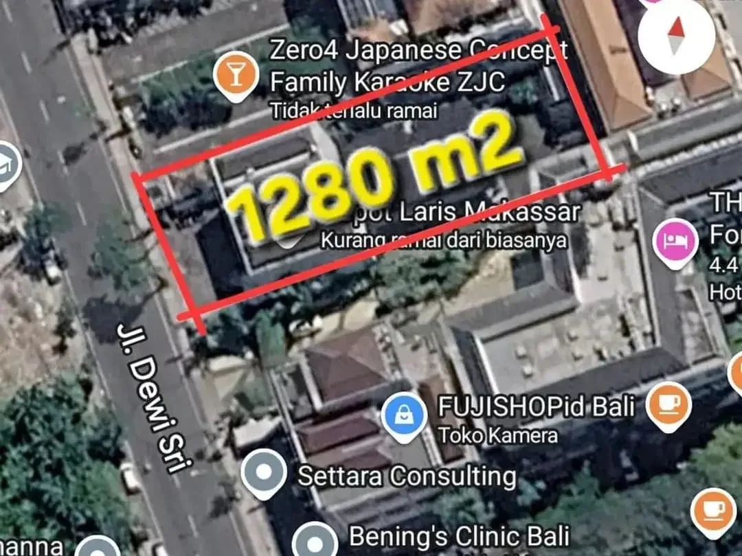 Ruko ada 4 dan tanah Dijual, di jalan utama Dewi Sri, Legian - Image 2 of 4