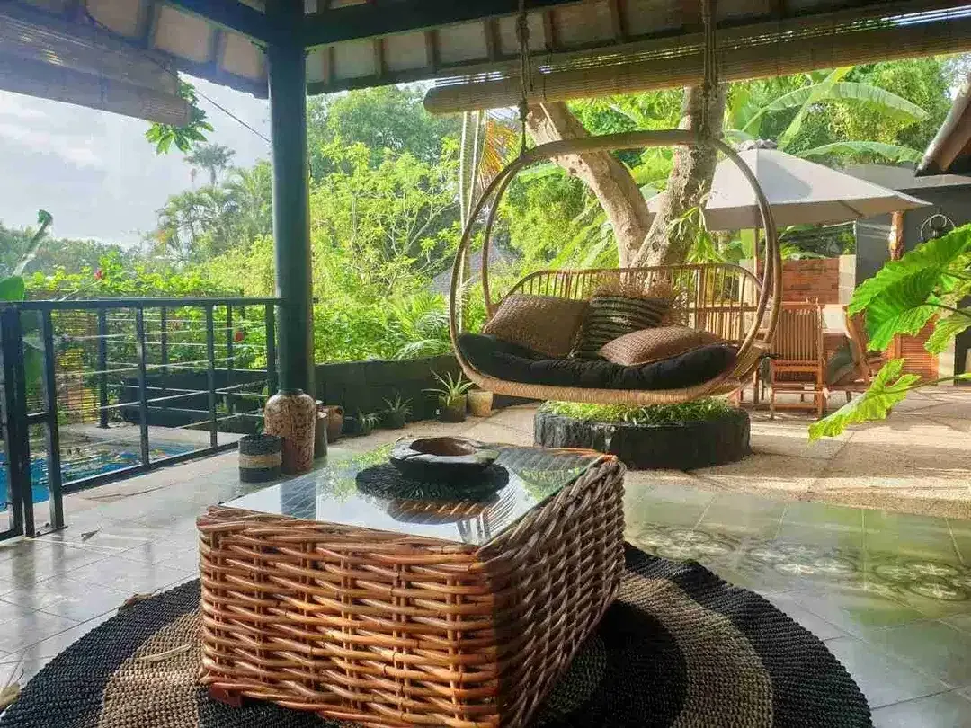 Rumah View Sawah Full Furnished Gunung Salak Kerobokan 2 Lantai - Image 9 of 10