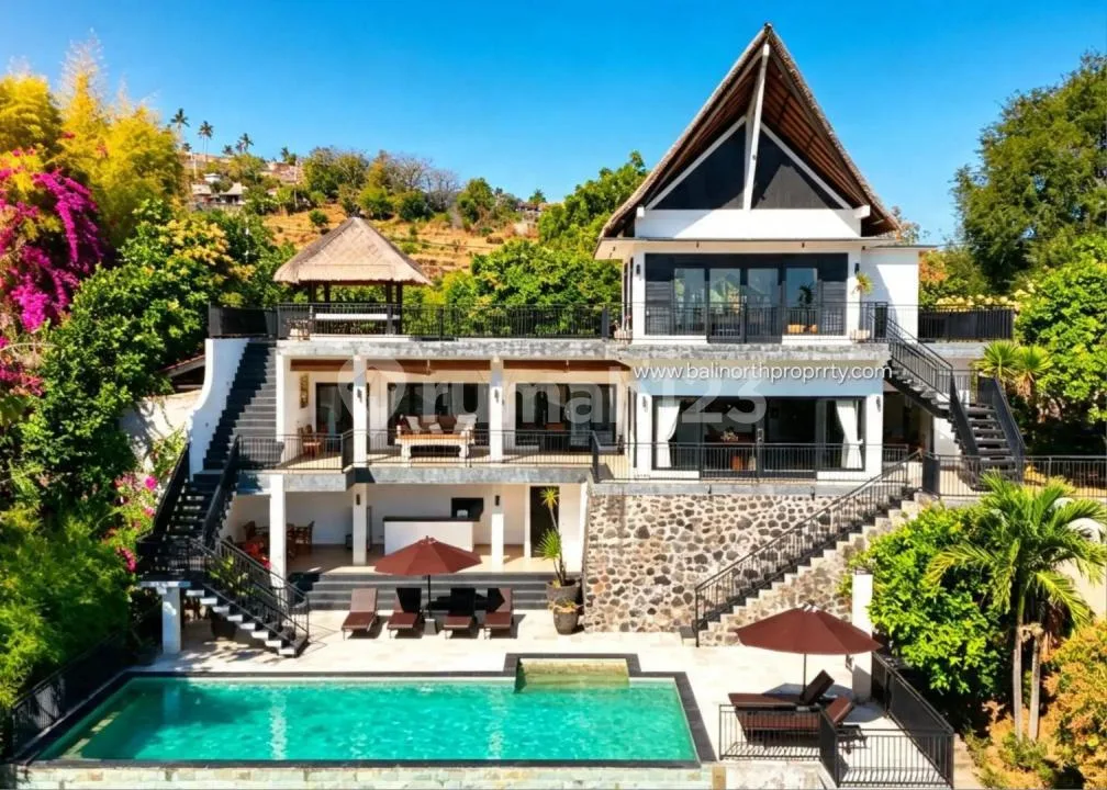 Luxury Ocean & Forest View Villa For Sale In Lovina North Bali - Image 1 of 4