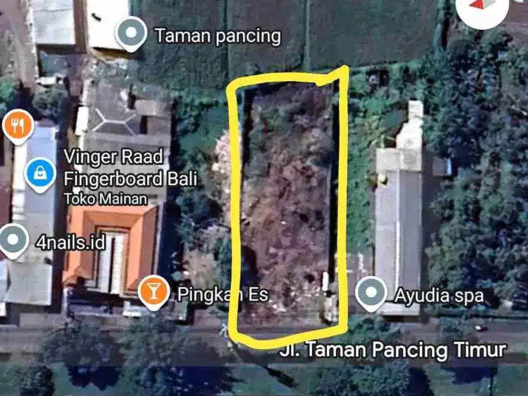 Tanah Komersial Lebar Depan 19 Meter di Pamogan - Image 4 of 10