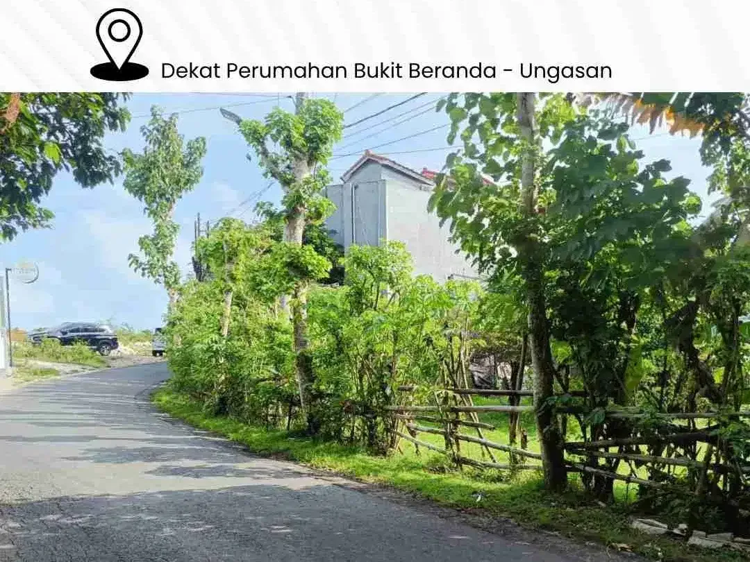 Dijual Tanah Pinggir Jalan utama Melang Kaja / Dekat Perumahan Bukit Beranda - Ungasan - Image 1 of 5
