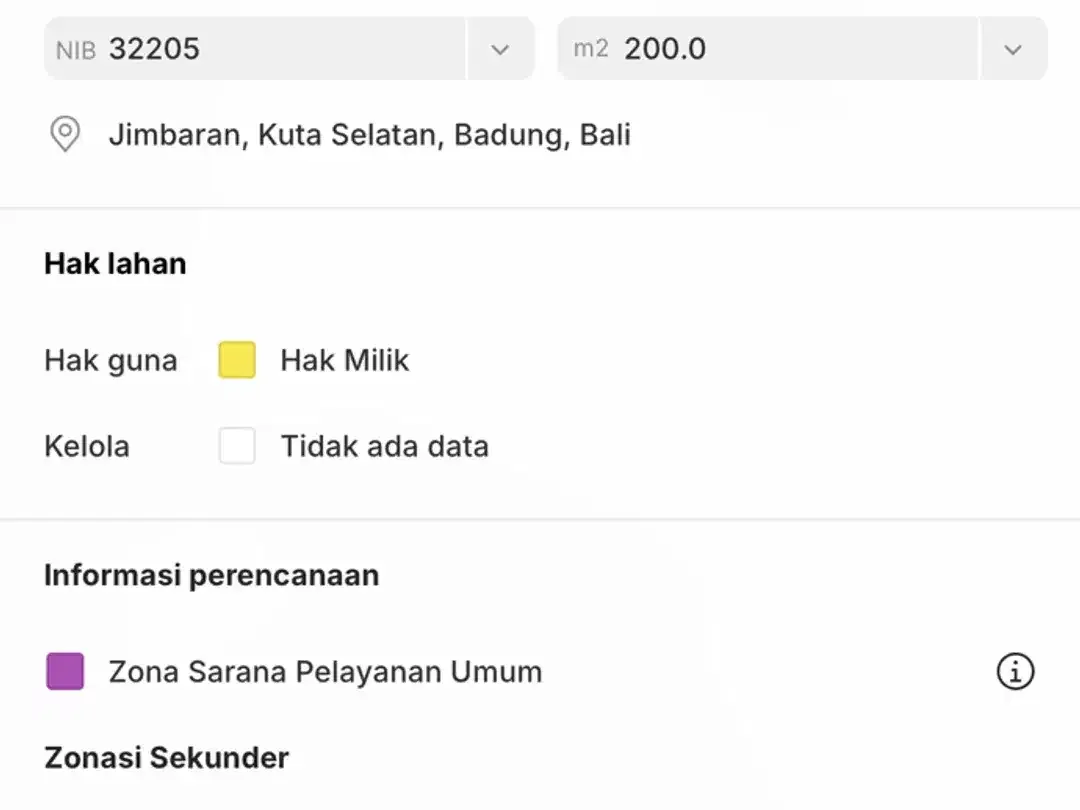 DIJUAL 2 BIDANG TANAH STRATEGIS DEKAT KAMPUS UNUD JIMBARAN - Image 10 of 10