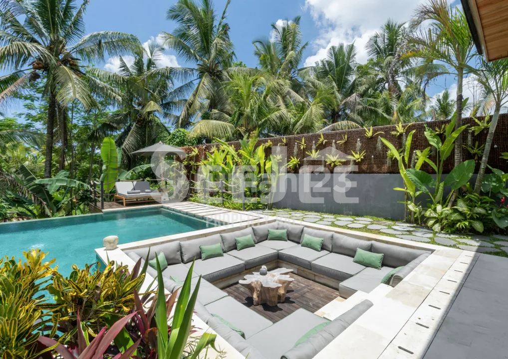 For Lease (Bukan Shm) A Beatiful Villa In Sayan Ubud With Jungle & River View - Price Just Down! - Svlu087 - Image 1 of 4