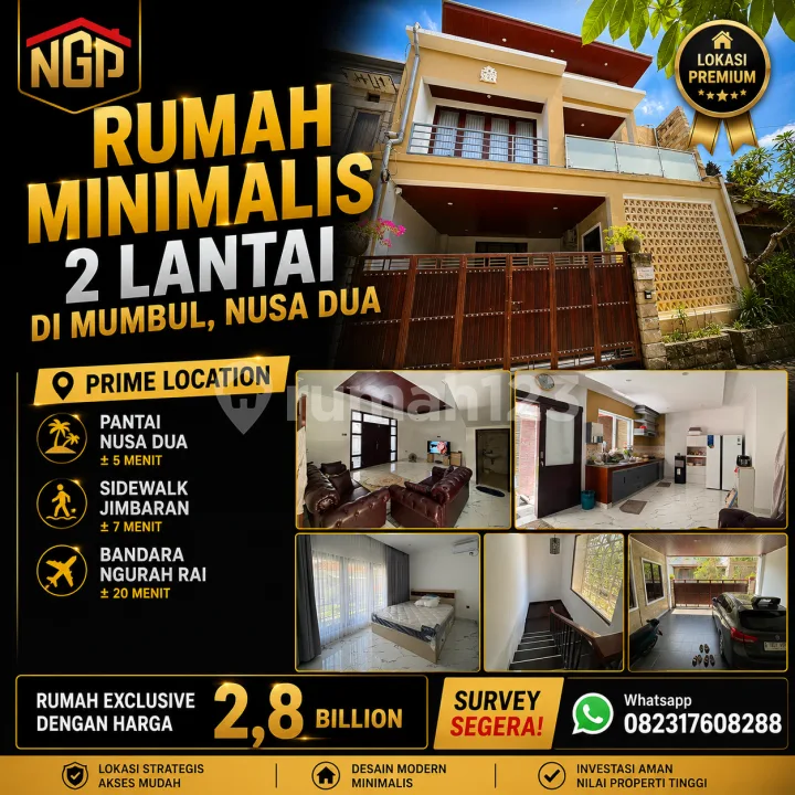 Luxury Modern Home In Mumbul Jimbaran - Image 1 of 4