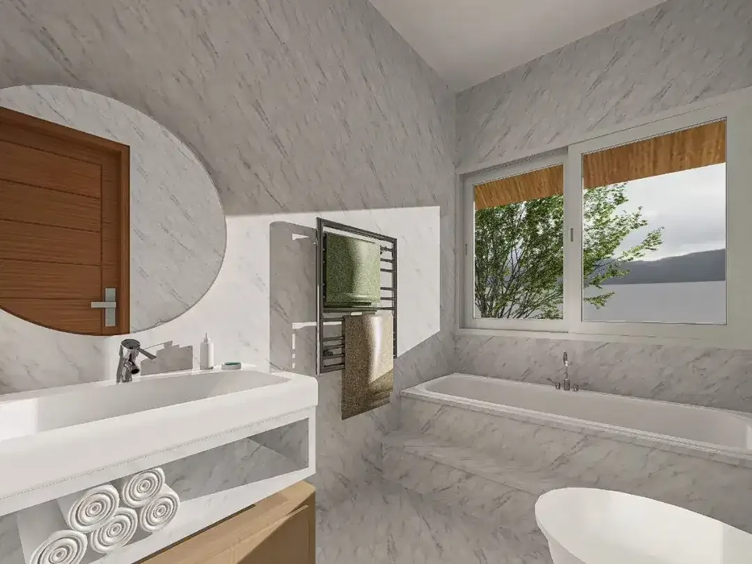 Freehold - Modern 2 Bedroom Villa with Riverside Views 30 Minutes from Ubud Centre - Image 6 of 10