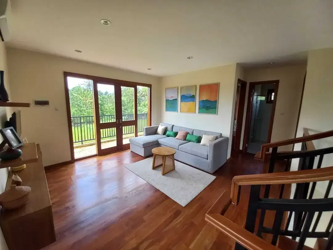 VILLA UBUD FULLY FURNISHED FOR RENT VIEW PADDY FIELD - Image 6 of 9