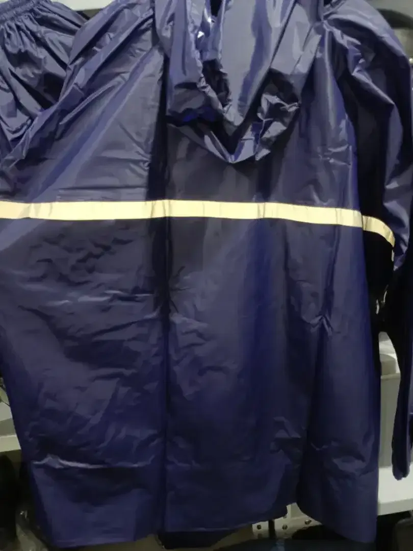 1set Jas Hujan Setelan(Atasan+Celana)Merk Senwil bahan PVC Awet, navy - Image 4 of 5