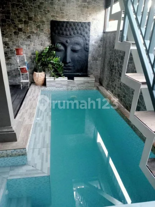Rumah 2Lt Style Villa Ada Pool Furnish Elit Kerobokan Dkt Canggu Brawa - Image 2 of 4