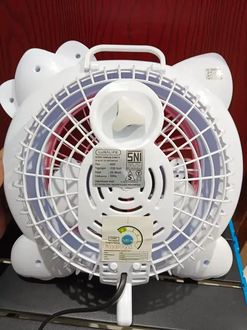 Kipas Angin Karakter HelloKitty 25Watt 2kecepetan kencang,Hemat Energi - Image 3 of 6