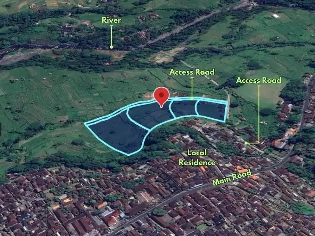 Huge land of 3 Ha offers natural views for lease in Karangasem - Image 2 of 7