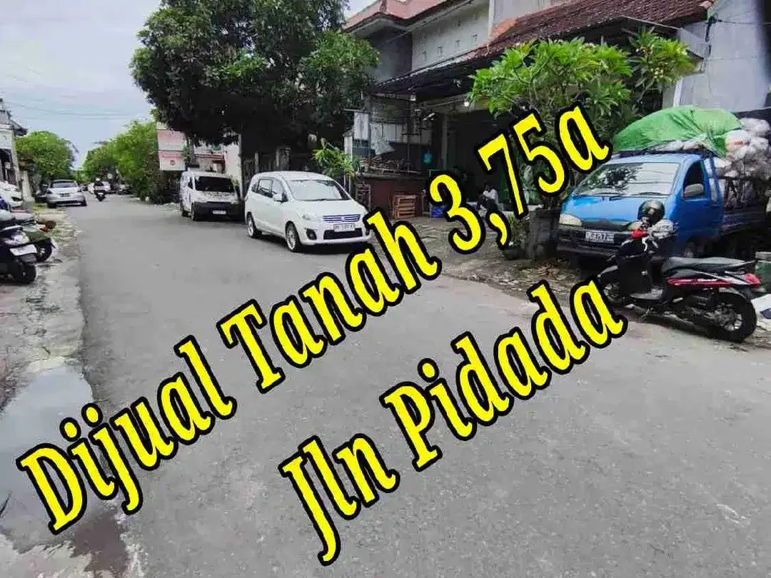 Dijual Tanah 3,75a di Jln Pidada Gatsu Barat Denpasar Bali - Image 1 of 9
