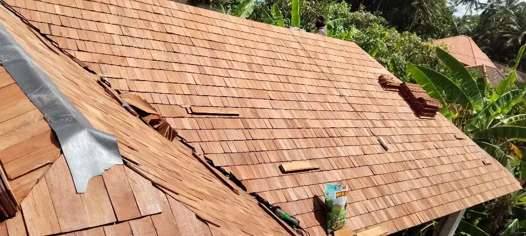Jual genteng kayu/sirap kayu ulin dan rangka - Image 5 of 10