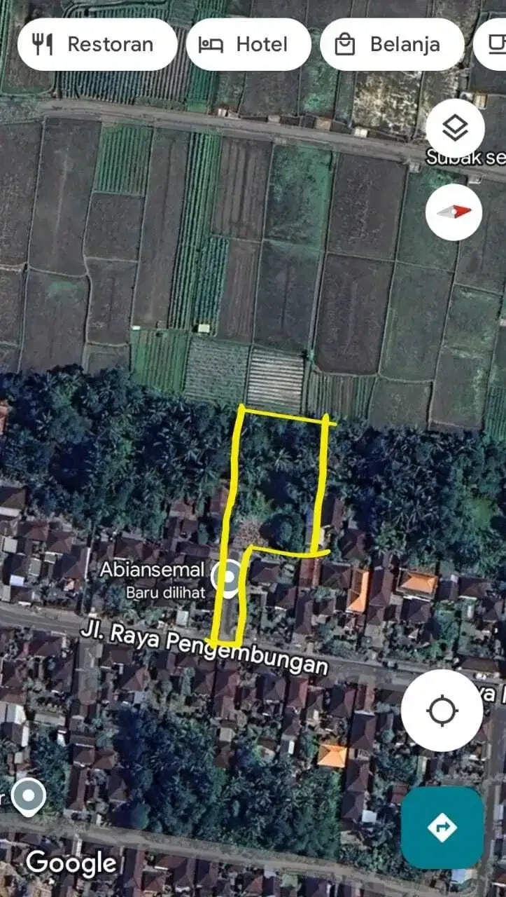 Tanah View Sawah 1000m2 Dekat Ubud Sentral - Image 9 of 9