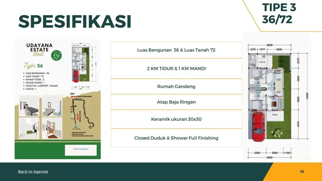 Rumah Bali 280 jutaan bisa KPR cicilan 1jt-an SHM siap huni - Image 4 of 10