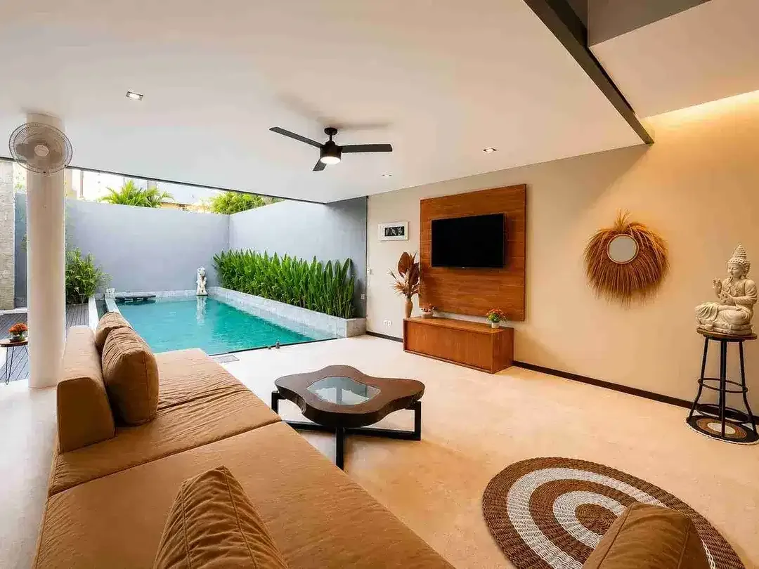 Villa Modern Tropical 2BR Dekat Batu Belig Beach Umalas - Image 6 of 10