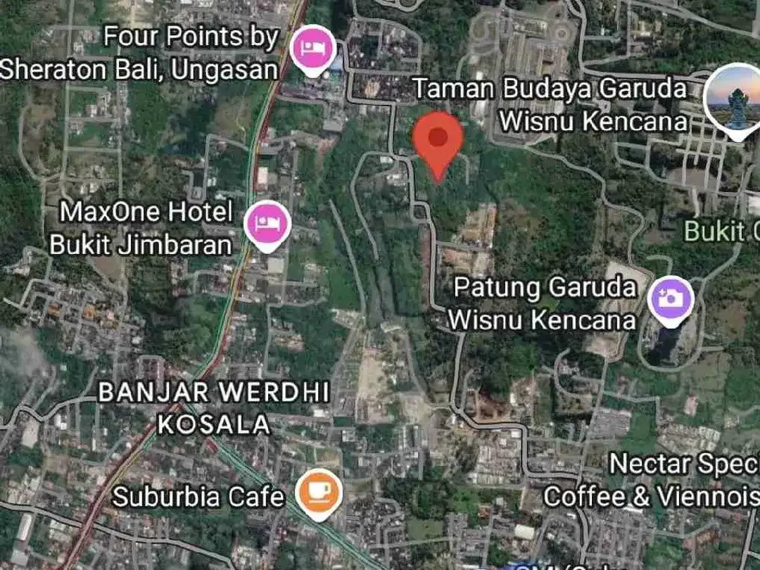 TANAH DIJUAL  UNBLOCK VIEW ZONA PARIWISATA DI JIMBARAN BERSEBELAHAN DENGAN GWK BALI - Image 5 of 5