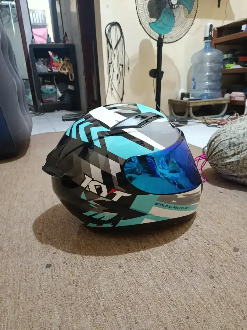 Helem KYT FR F2 Sudah ganteng + headset musik - Image 2 of 4