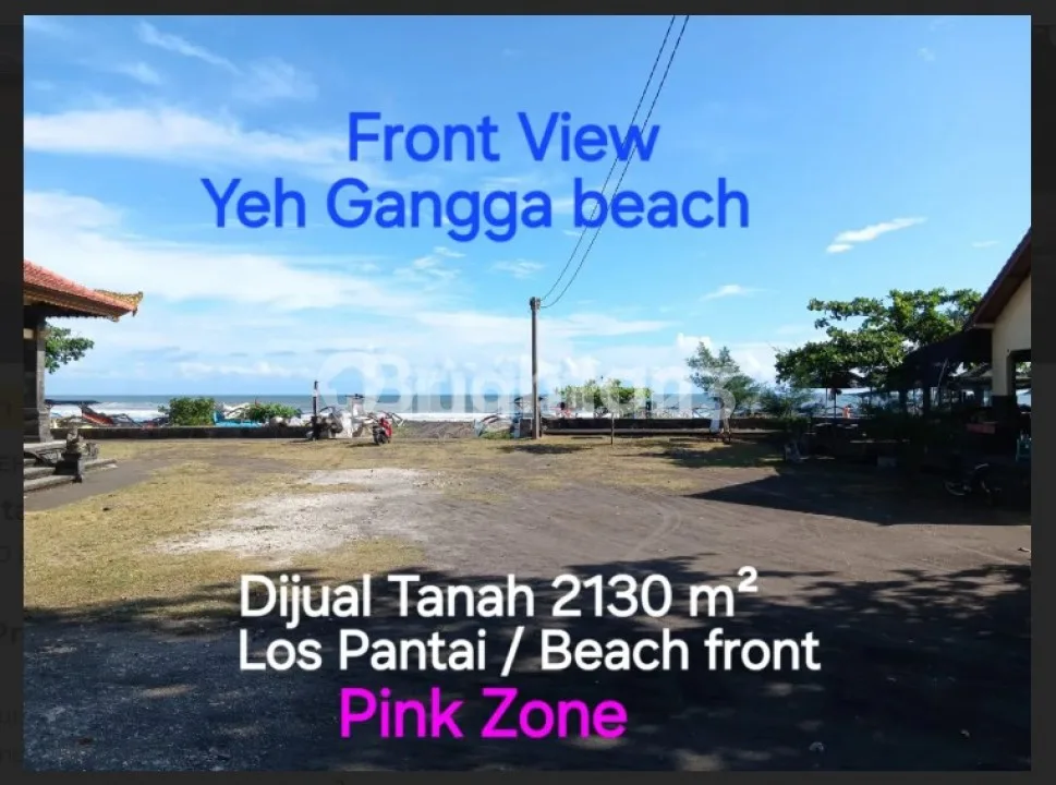 Deal Terbaik di Pasar Beachfront Bali @YEH GANGGA TABANAN - 21,3 Are Hanya Rp 12,8 Milliar (IZUK) - Image 1 of 4