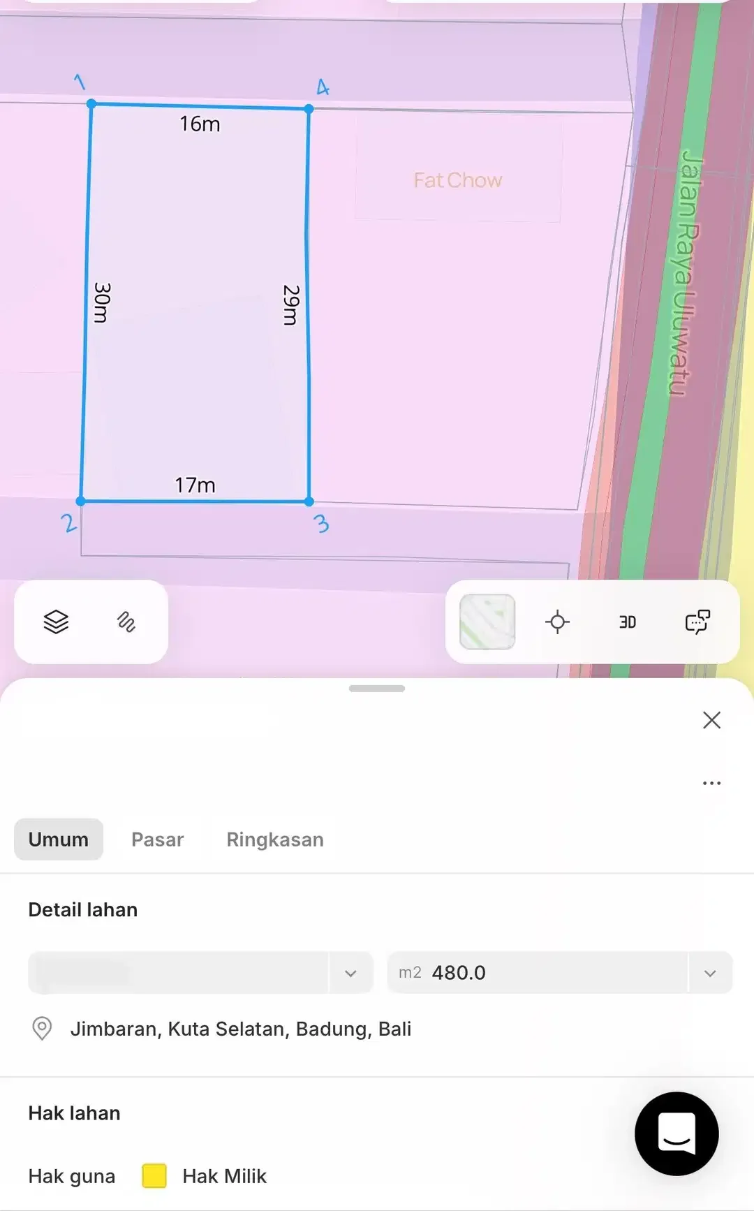 Tanah PREMIUM Sangat Strategis Jl Raya Uluwatu Jimbaran - Image 6 of 10