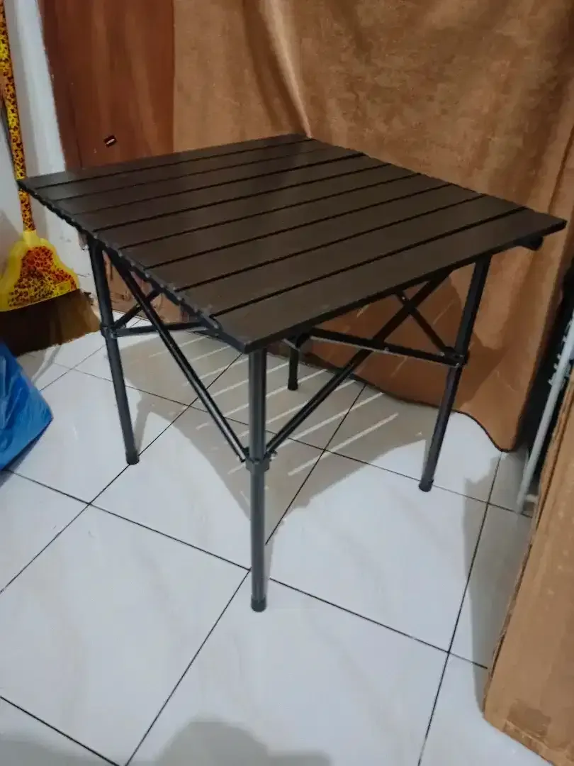 170rb BARU-Dijual Murah Meja Camping Lipat Outdoor portable 50x50x52cm - Image 2 of 4