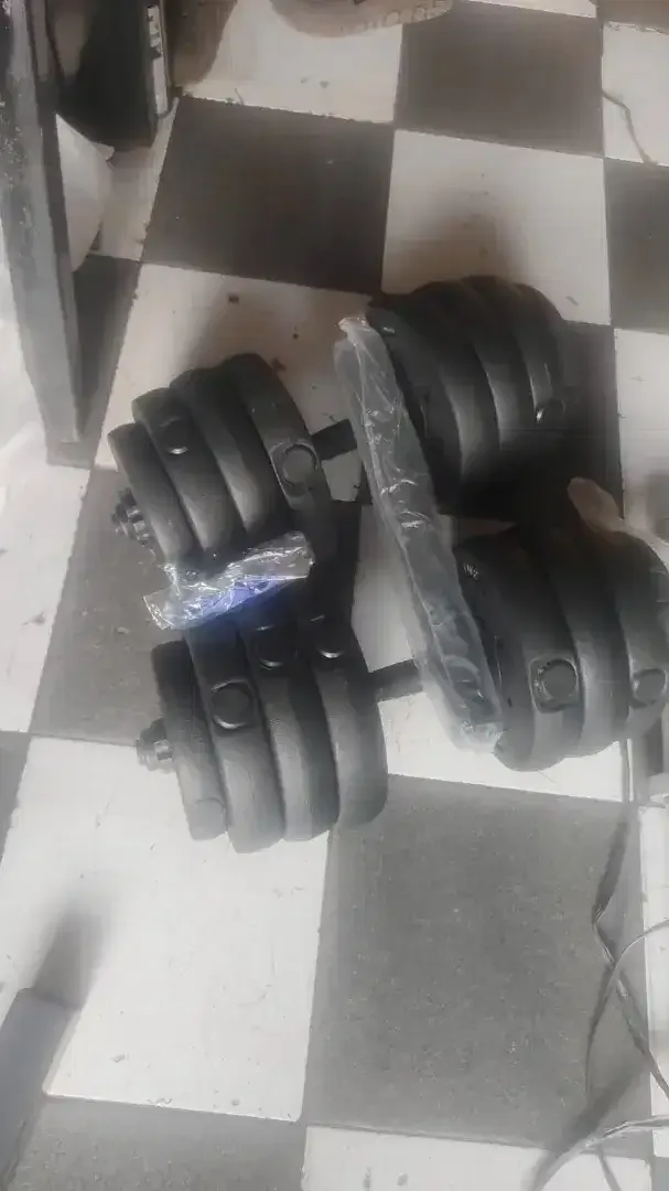 Dumbel pvc 1 set beban total 40 kg + konektor - Image 3 of 3