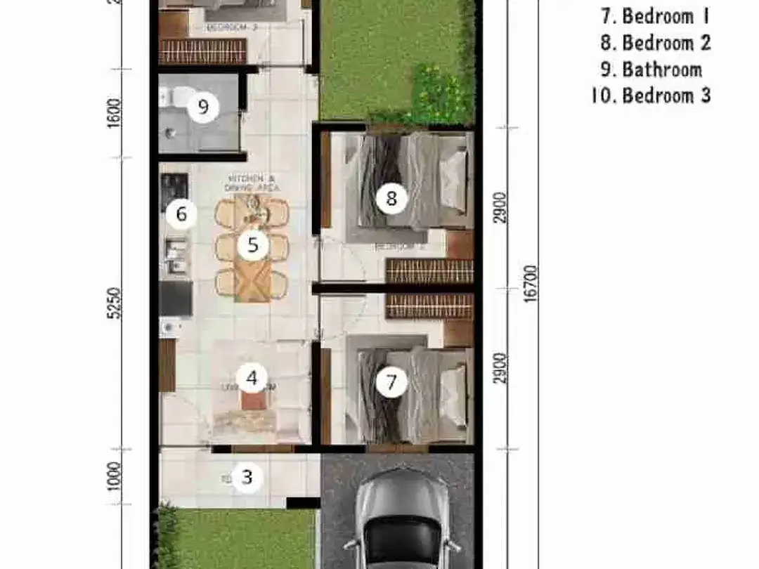 DIJUAL RUMAH INDEN DI NUSA DUA DENGAN HARGA MULAI 930 JUTAAN - Image 5 of 7