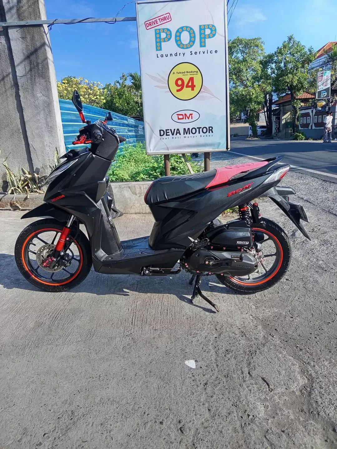 Beat 2023 hitam deluxe Deva motor - Image 1 of 8