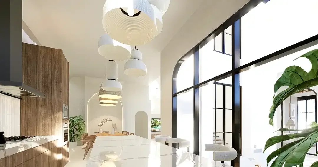 A new mediteranian villa with ocean view at jalan Anggrek Ungasan - Image 7 of 10