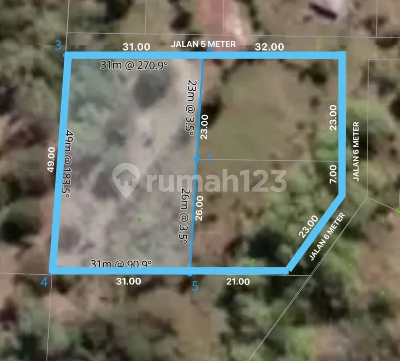 Tanah View Laut di Kutuh Pandawa LT 3000m2 - lingkungan villa - Image 3 of 4