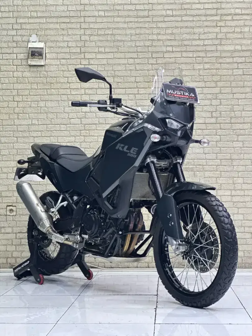SIAP TOURING‼️ Kawasaki New KLE 500 2026 Gres Likenew Mustika Motoshop - Image 2 of 10