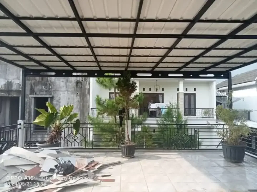 KANOPI berkualitas bagus murah baja ringan terpasang - Image 6 of 10
