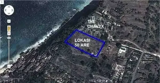 TANAH STRATEGIS LOKASI TEPI TEBING LAUT AREA BINGIN - Image 2 of 8