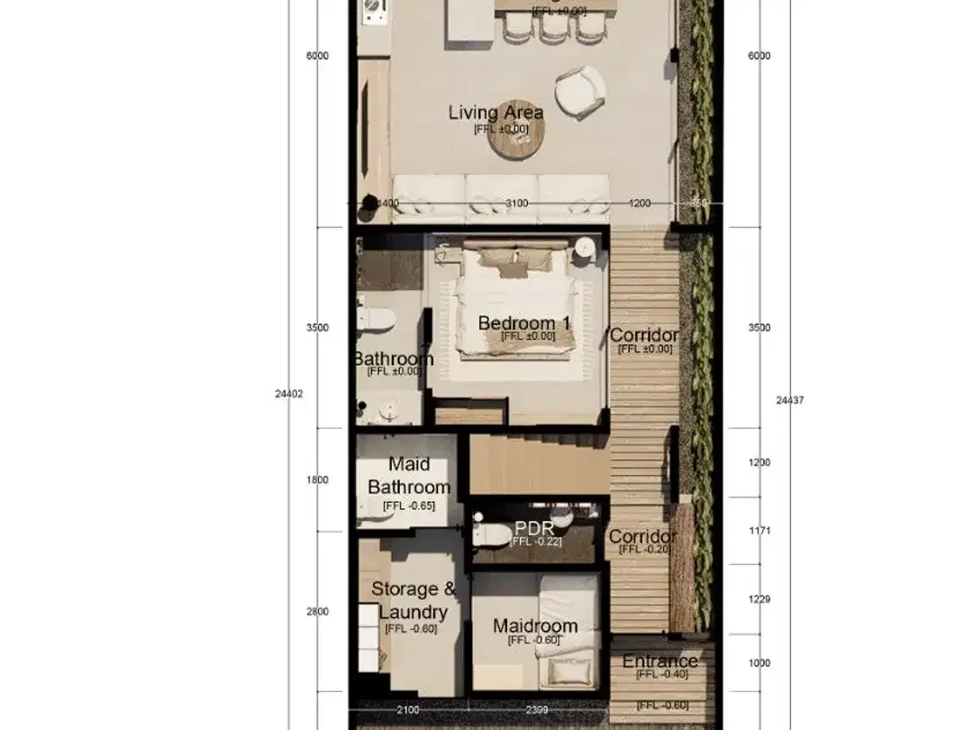RUMAH MEWAH RENON JL. JAYAGIRI RENON DENPASAR BALI - Image 4 of 10