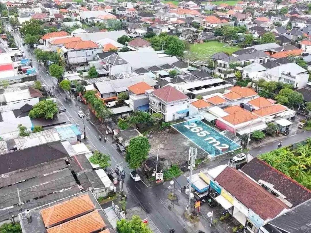 Tanah Komersial Strategis Jalan Utama Renon Dekat Tukad Badung - Image 2 of 6