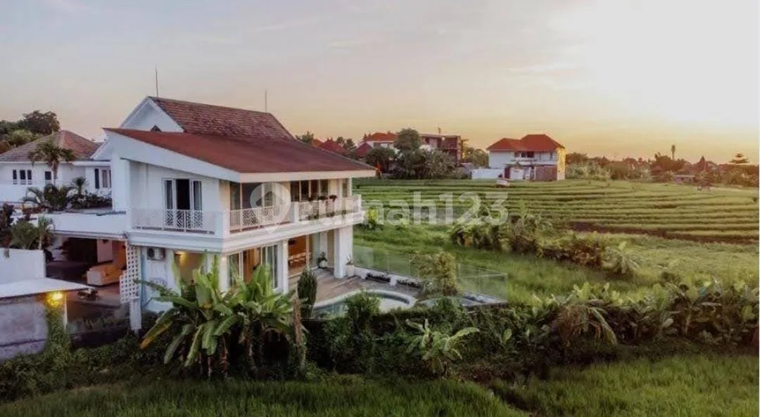 Villa View Sawah Strategis With Pool Furnished di Canggu - Image 1 of 4