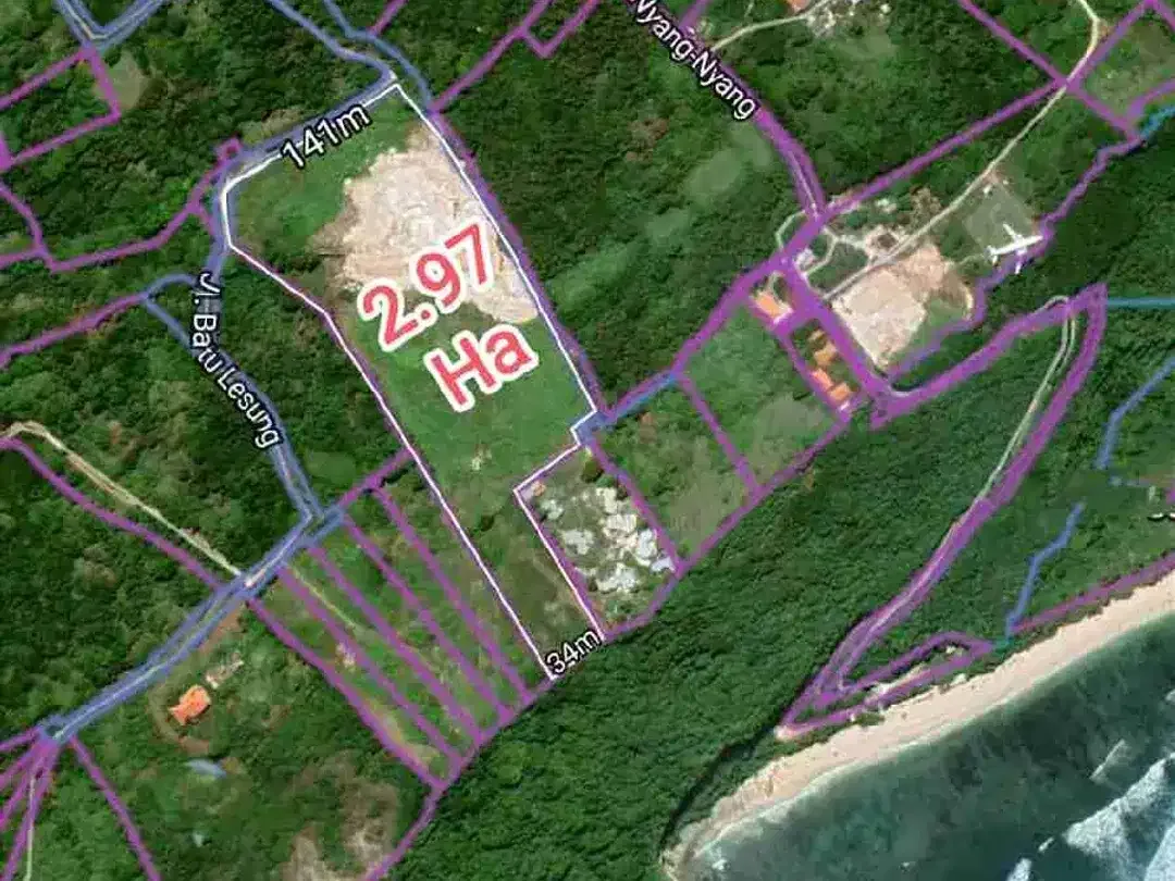 DIJUAL TANAH TEBING, NYANG NYANG, ULUWATU - Image 6 of 10