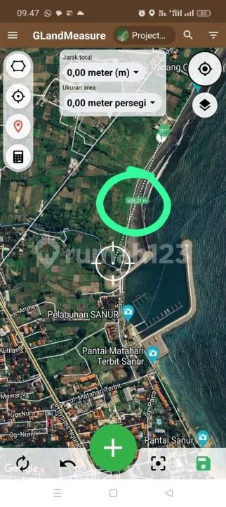 Tanah Lokasi Premium Strategis Los Pantai Padang Galak Sanur Bali - Image 2 of 4